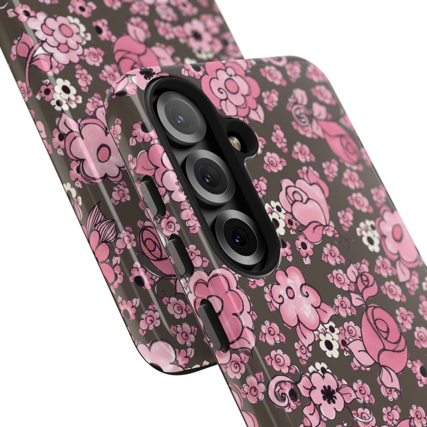 Profuse Posies Mocha Phone Case