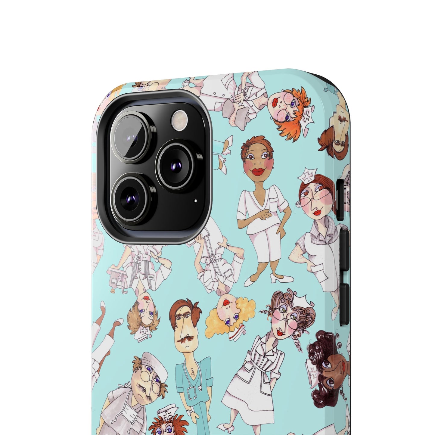 Happy Staff Aqua Phone Case