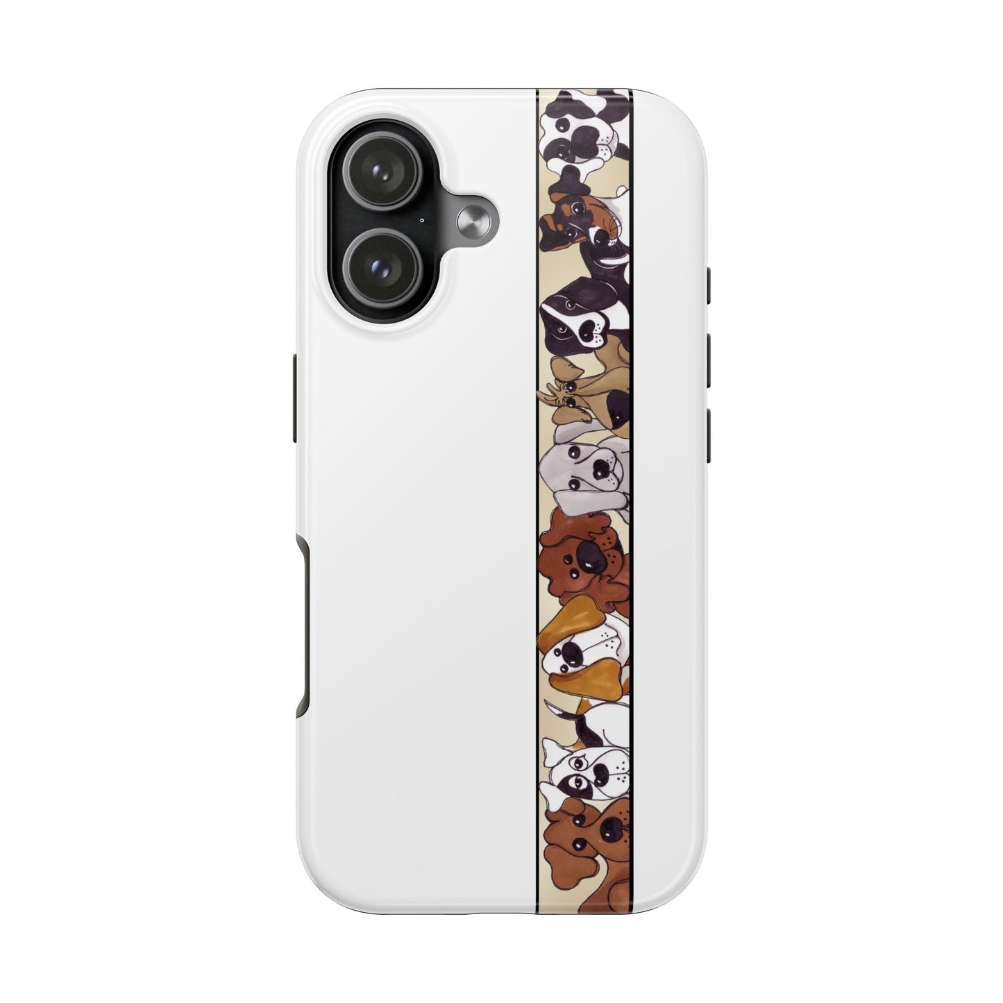 Doggie Delight Border Phone Case
