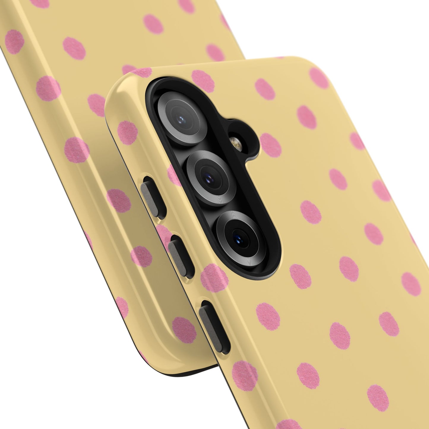 Medium Dots Sunshine / Pink Phone Case