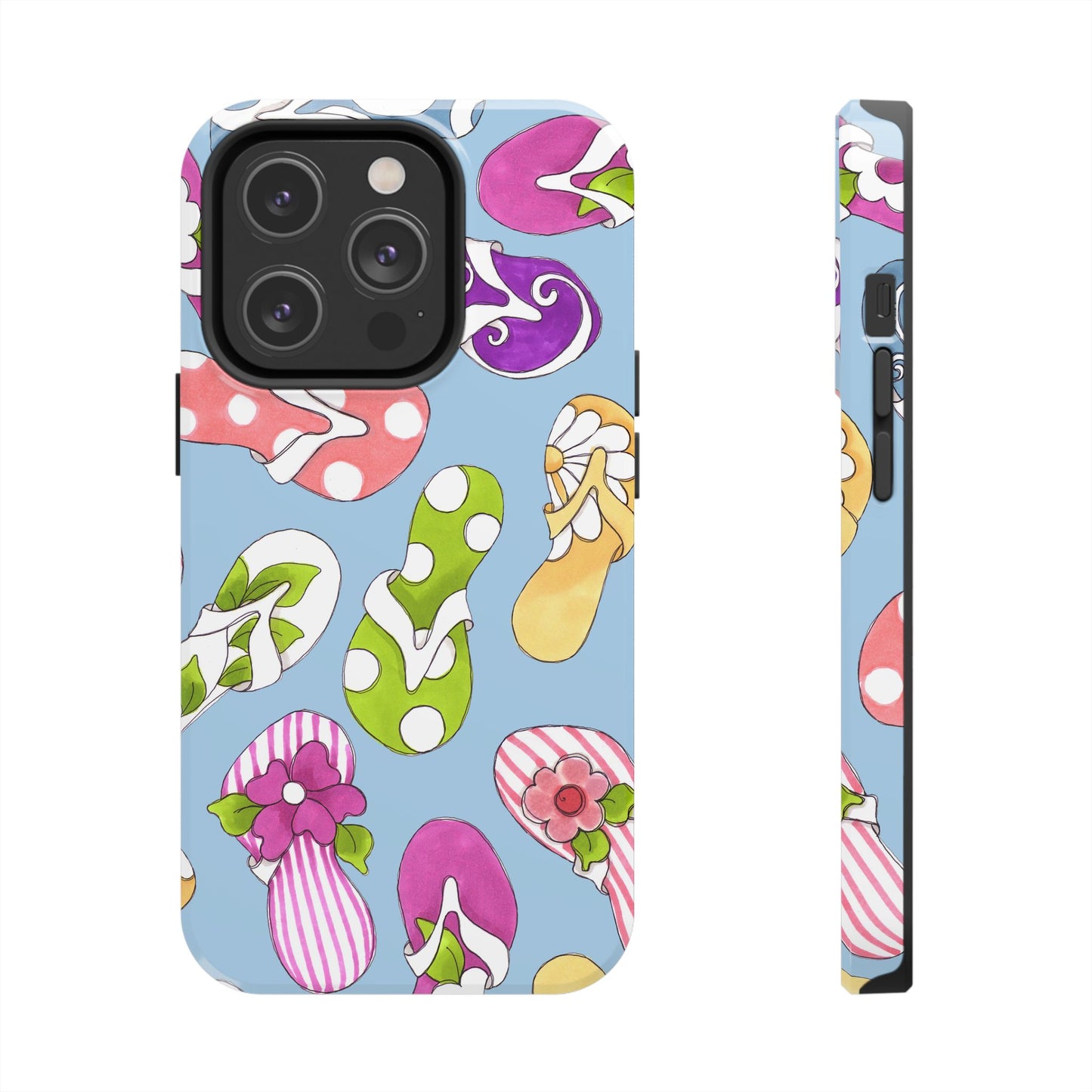 Flip Flops Blue Phone Case