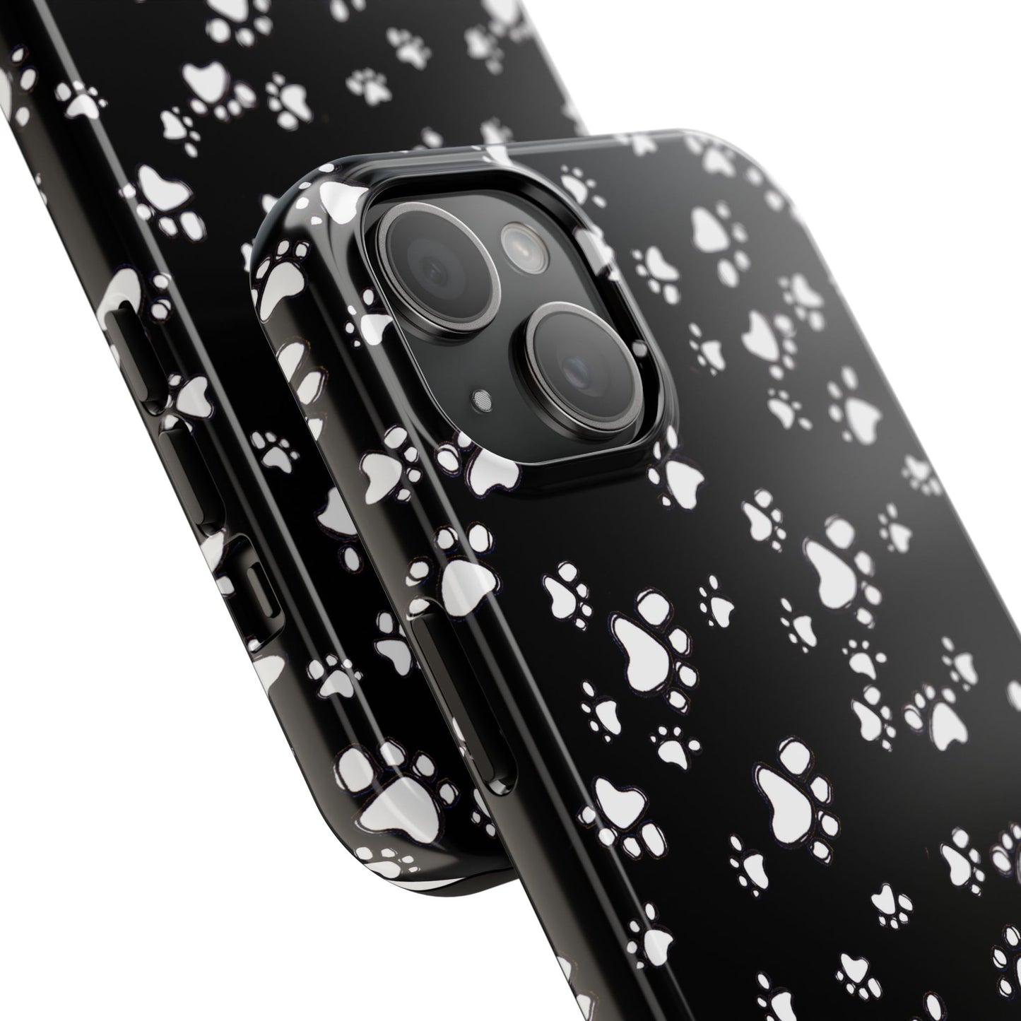 Paw Flakes Black Phone Case