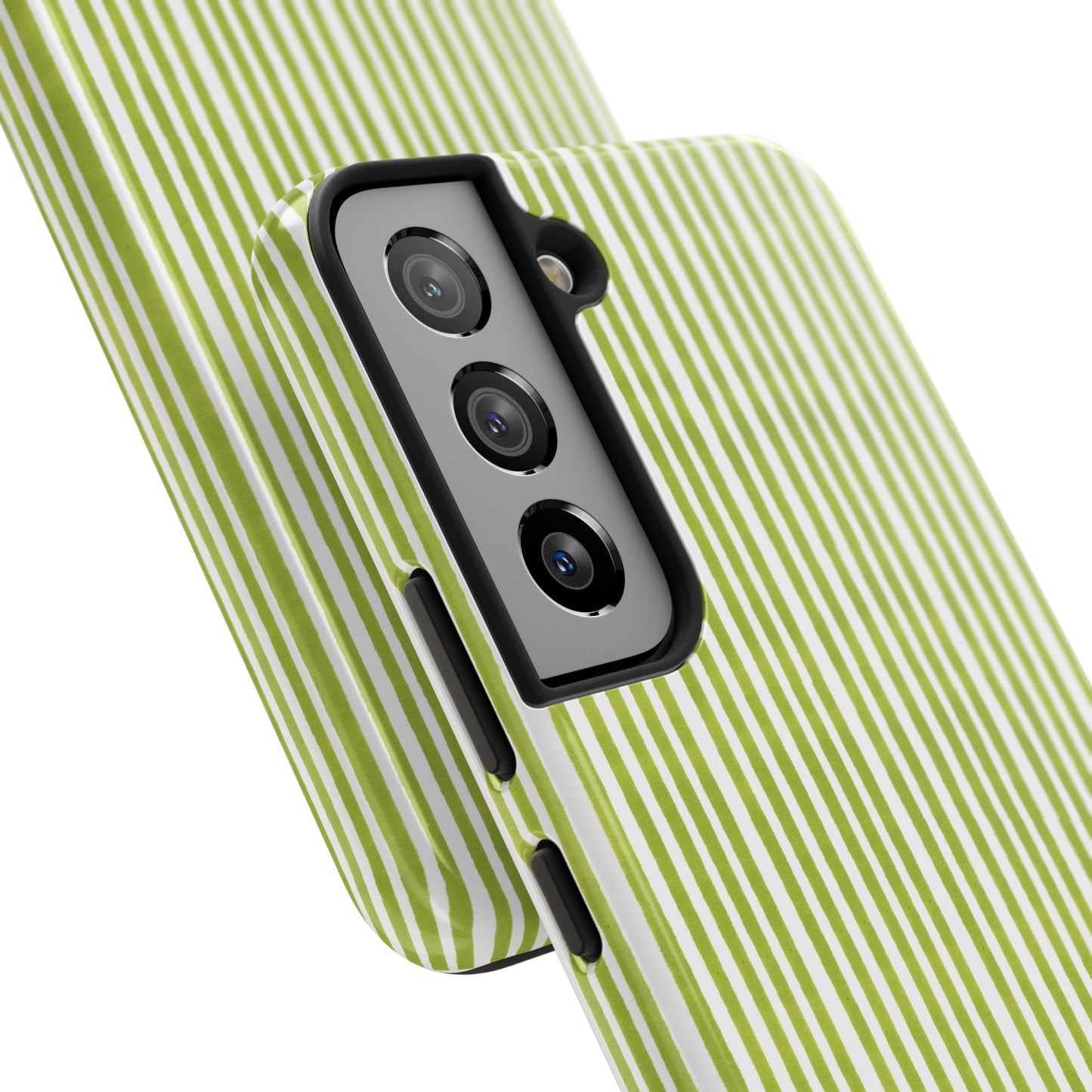 Lazy Stripe Lime Phone Case