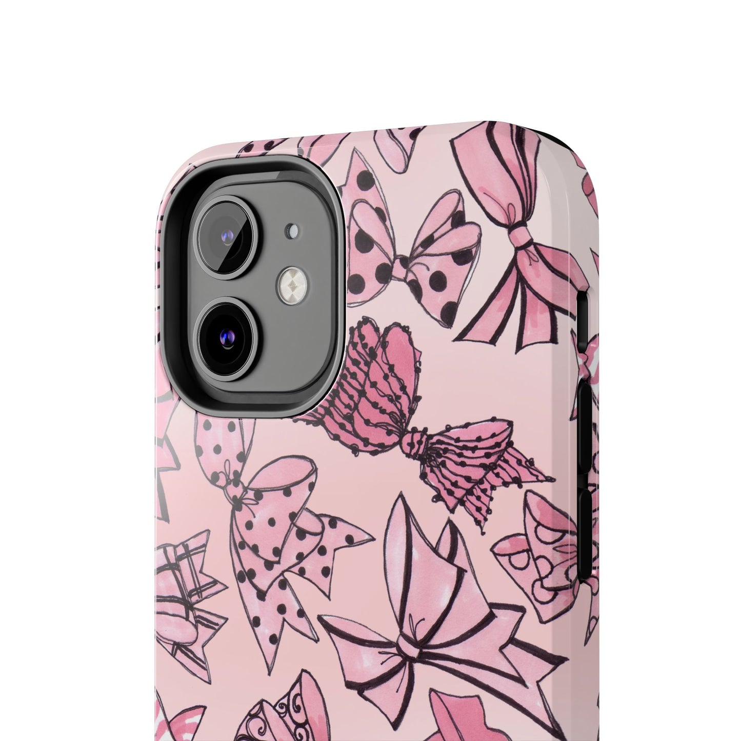 Blushing Bows Pink Sky Phone Case