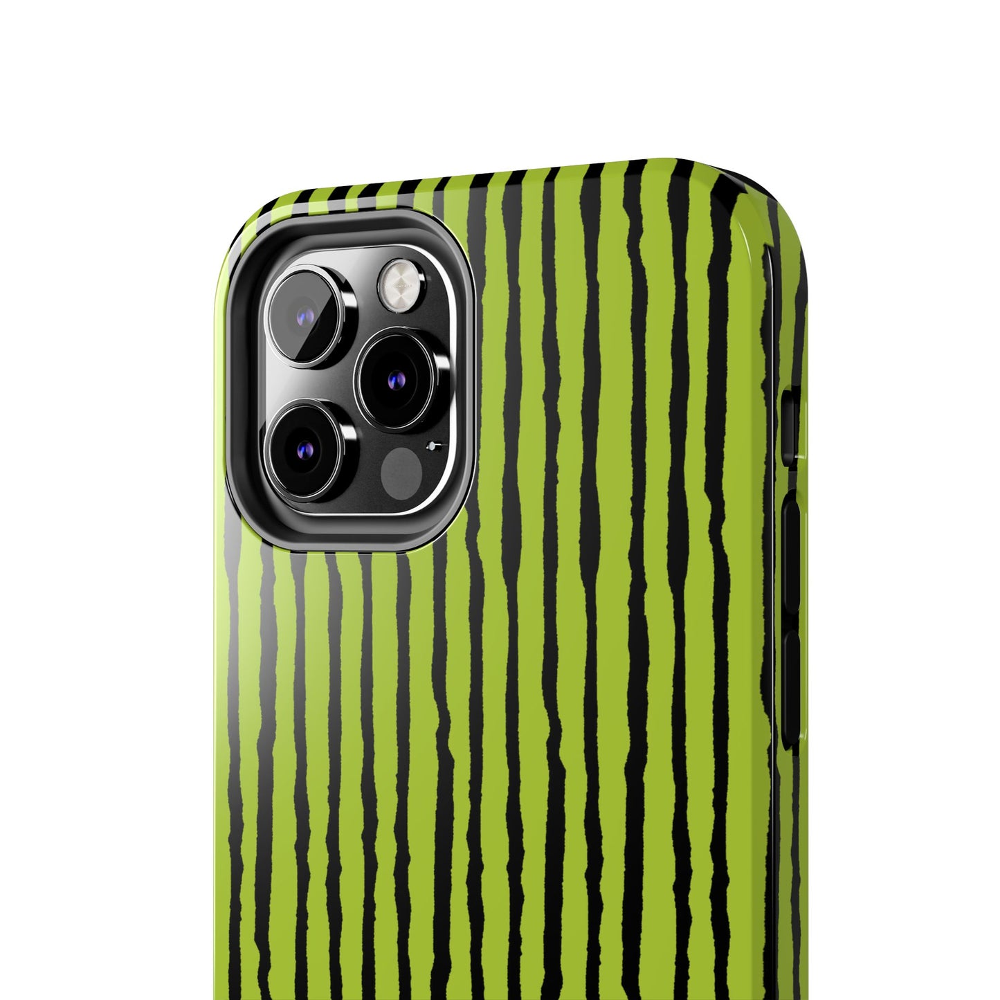 Sorta Stripe Green / Black Phone Case