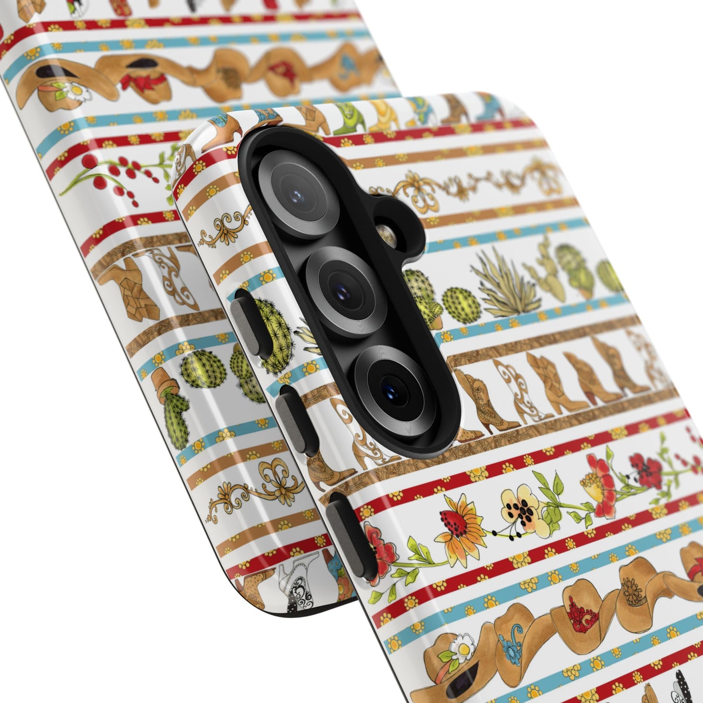 Whoa Borders White Phone Case