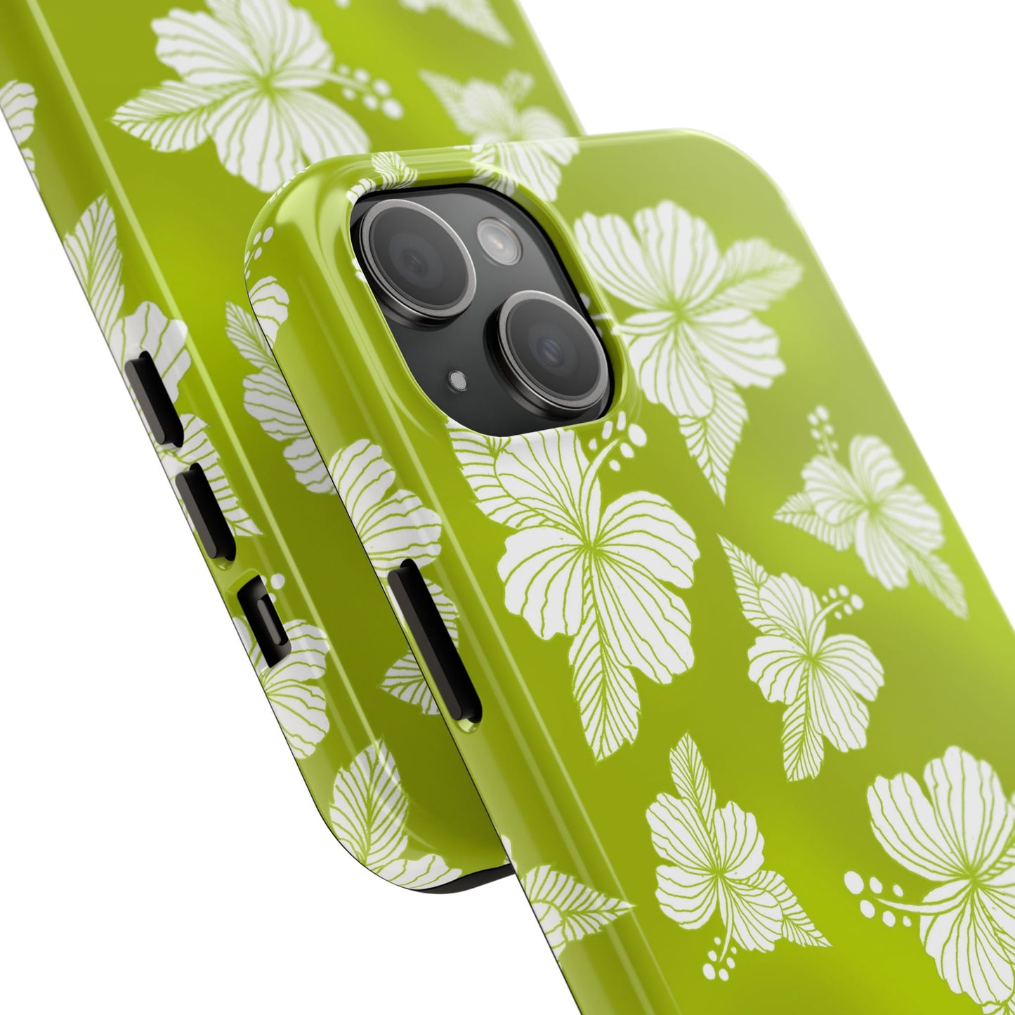 Hibiscus Green Phone Case