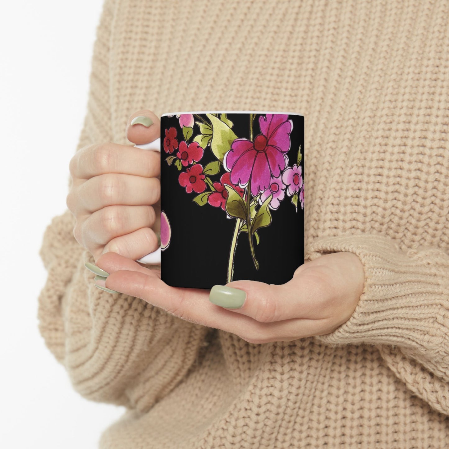 Jumbo Floral Cup
