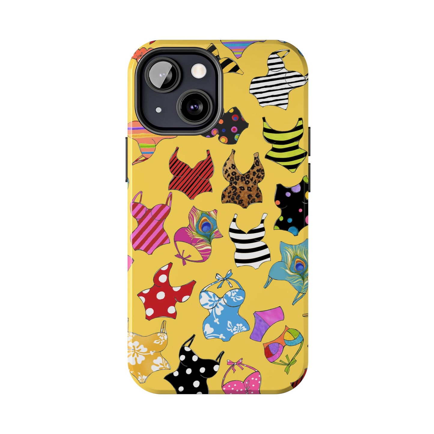 Assorted Suits Yellow Phone Case