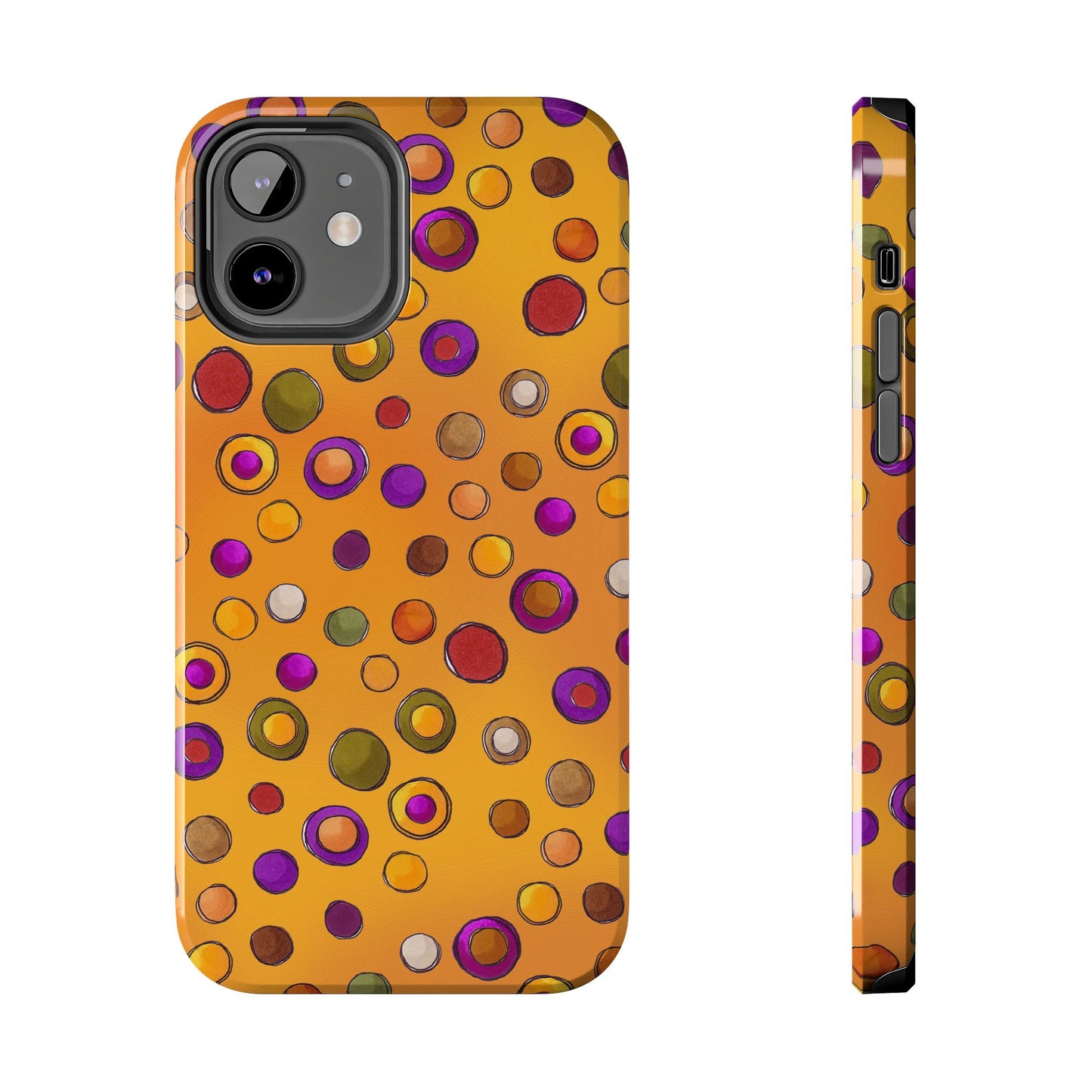 Double Dot Yellow Phone Case