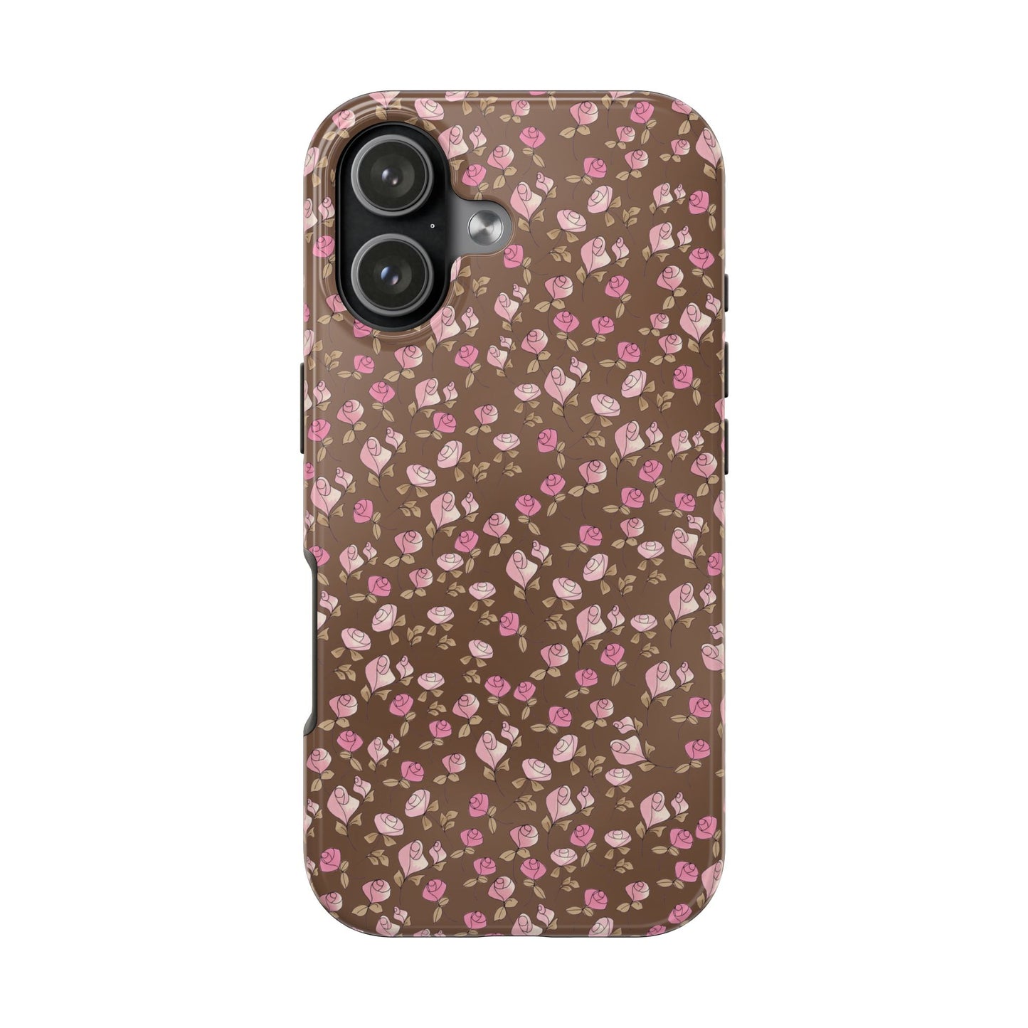 Little Bitty Roses Chocolate Phone Case