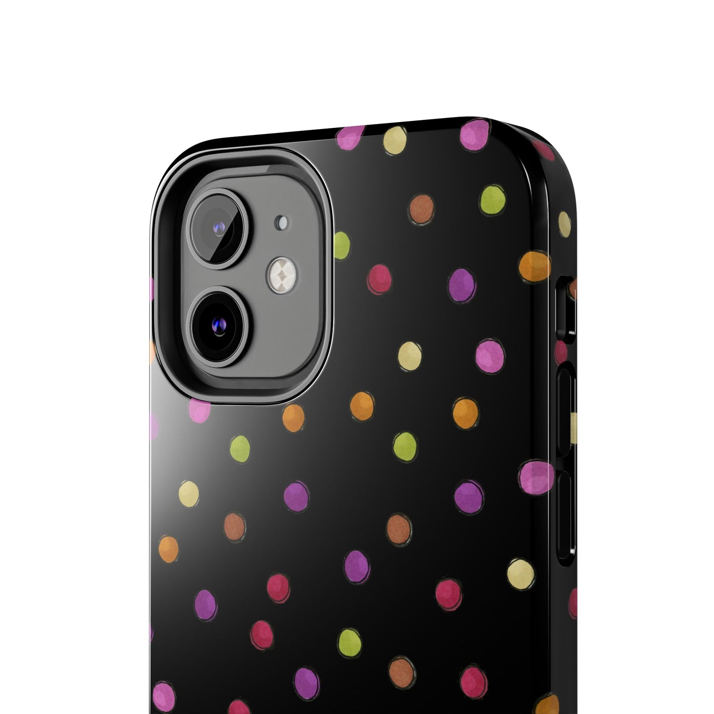 Tea Dot Black Phone Case