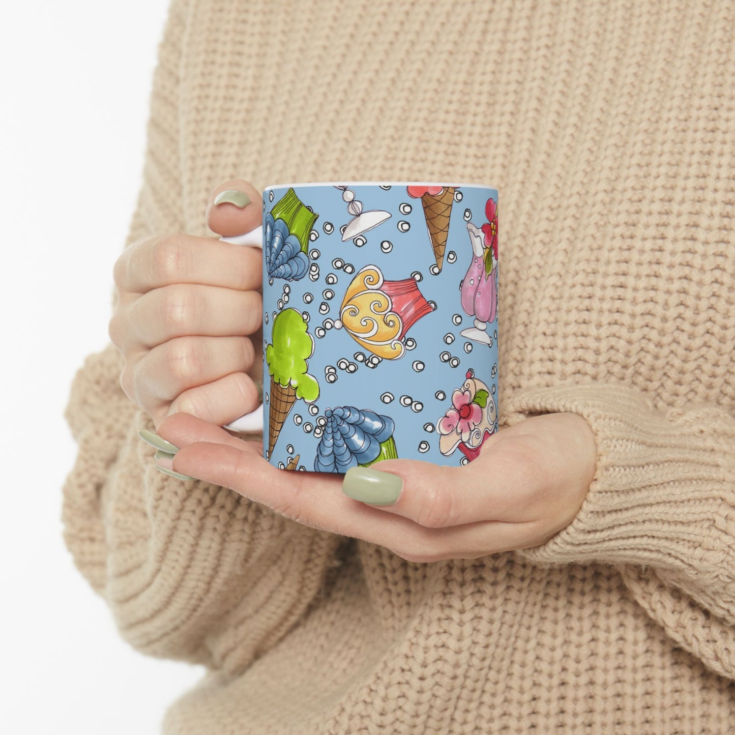 Resort Food Blue Cup