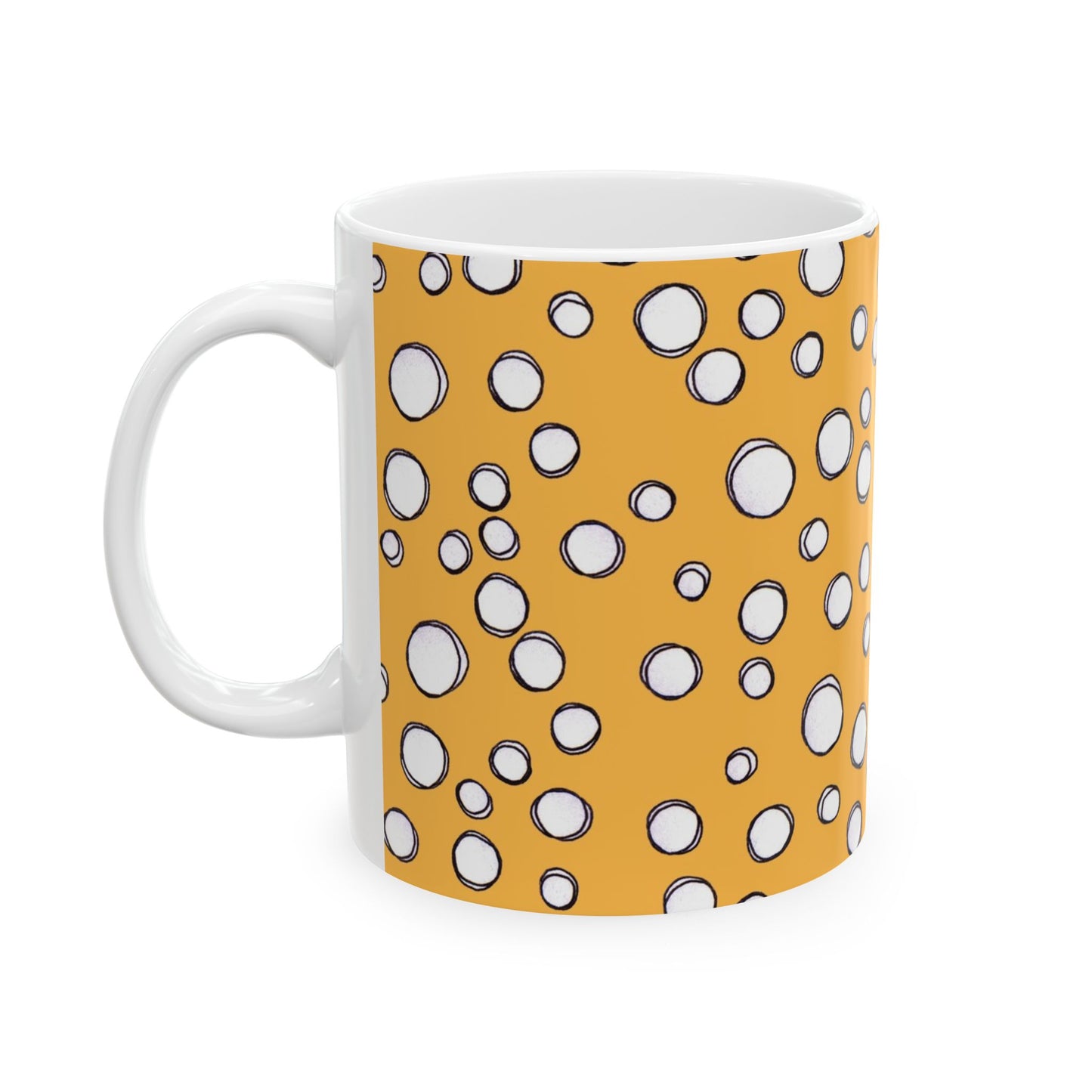 Pot Dots Yellow Cup