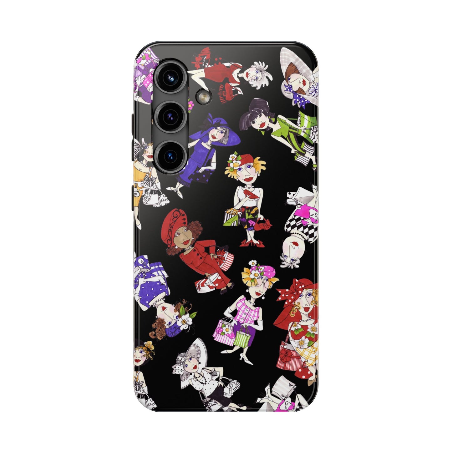 Gone Shopping Tossed Black Phone Case