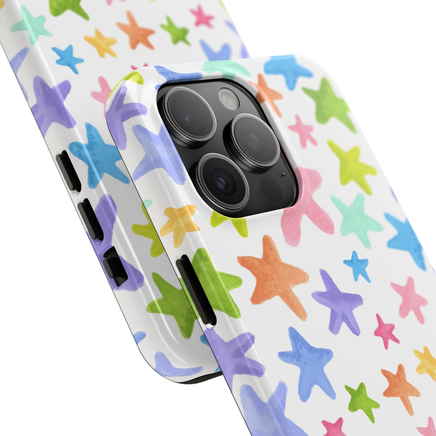 Happy Stars White Phone Case