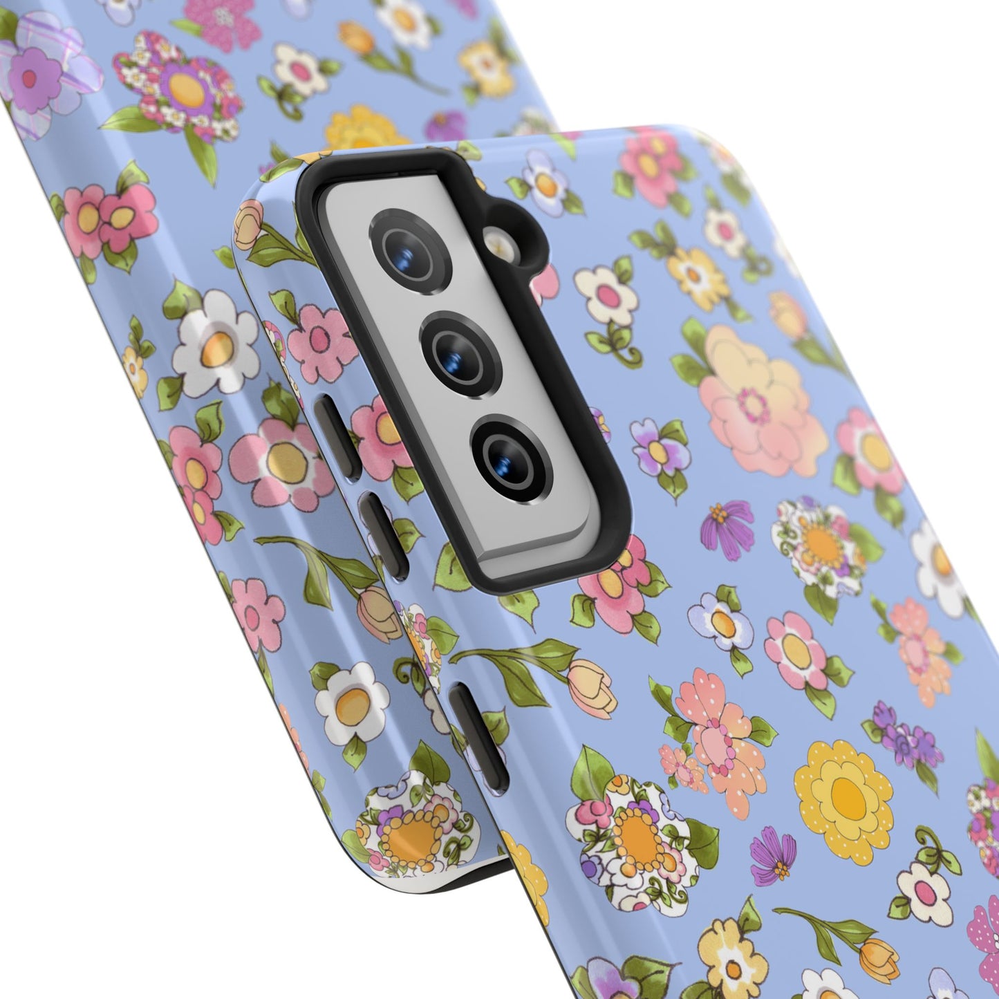 Flowery Blue Phone Case