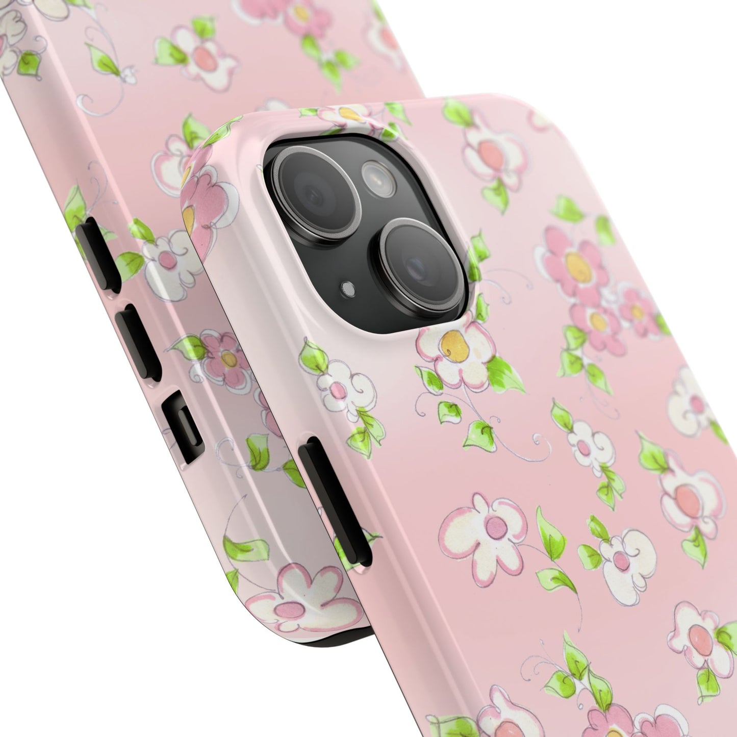 Precious Posies Pink Phone Case