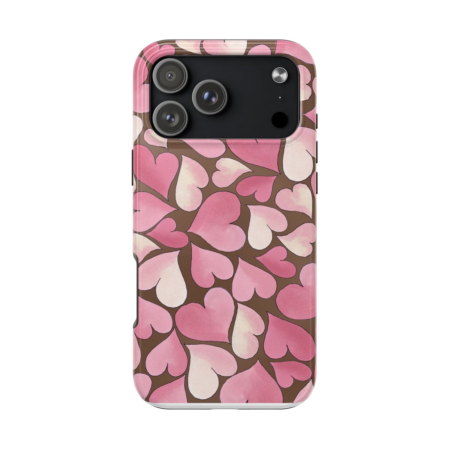Hearts Chocolate Phone Case