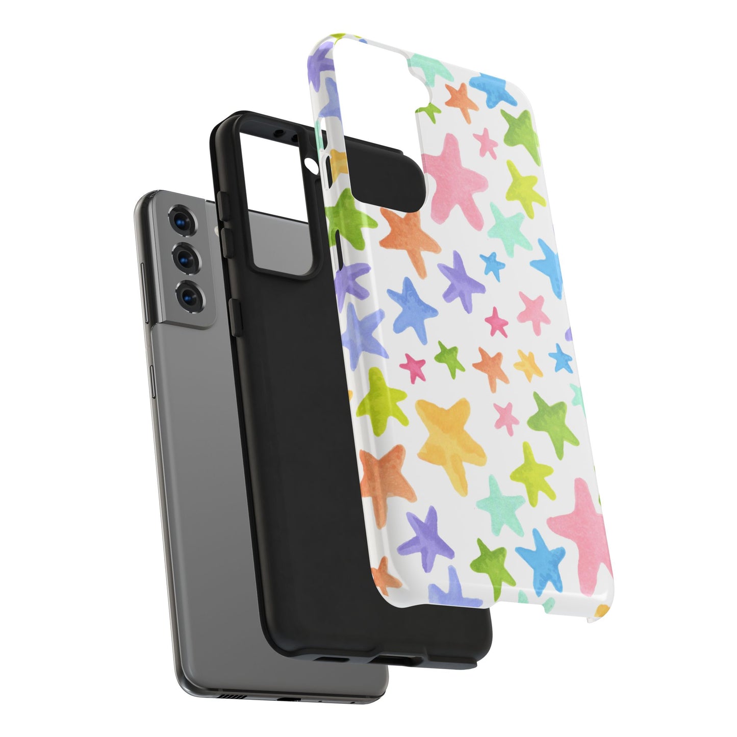 Happy Stars White Phone Case