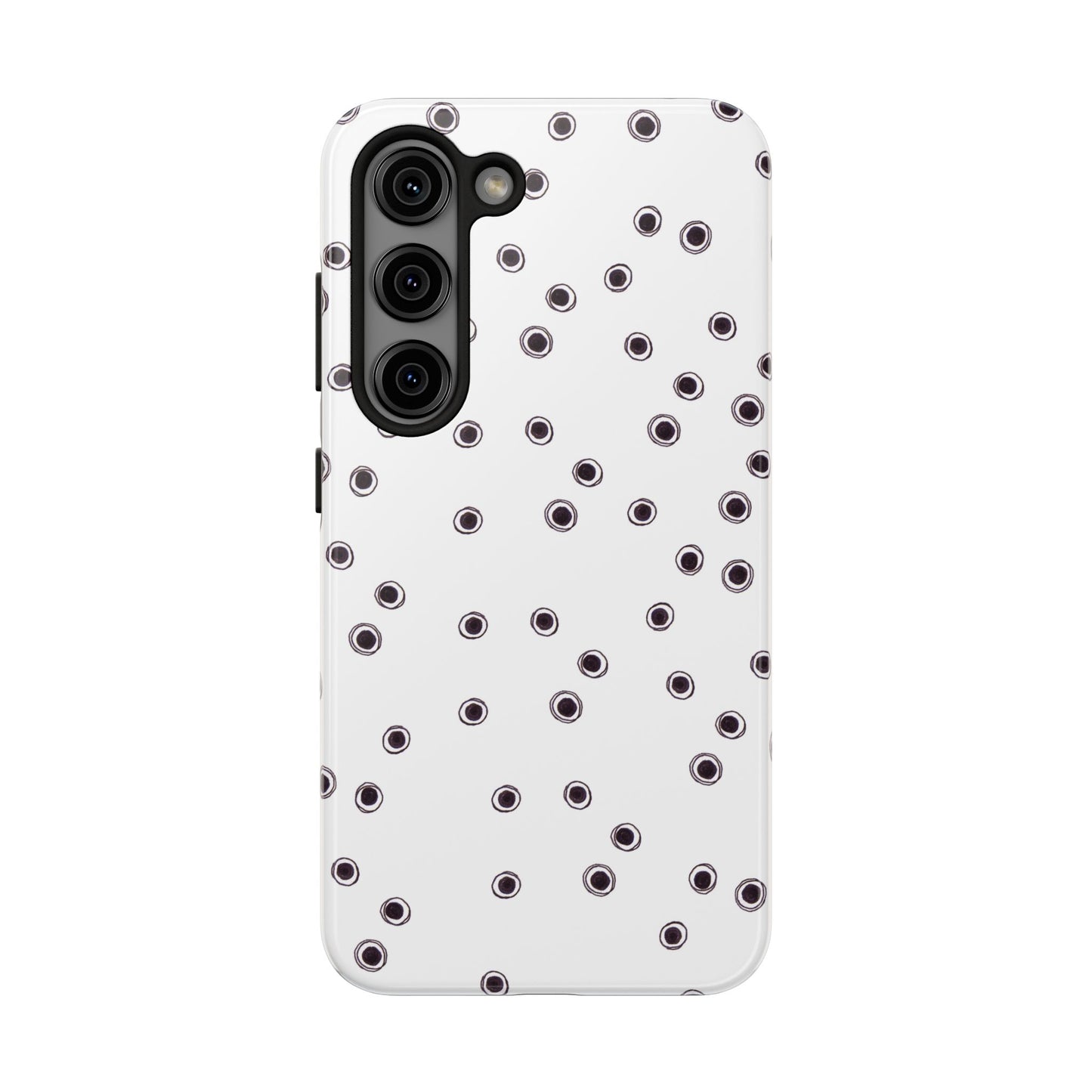 Halo Dots White Phone Case