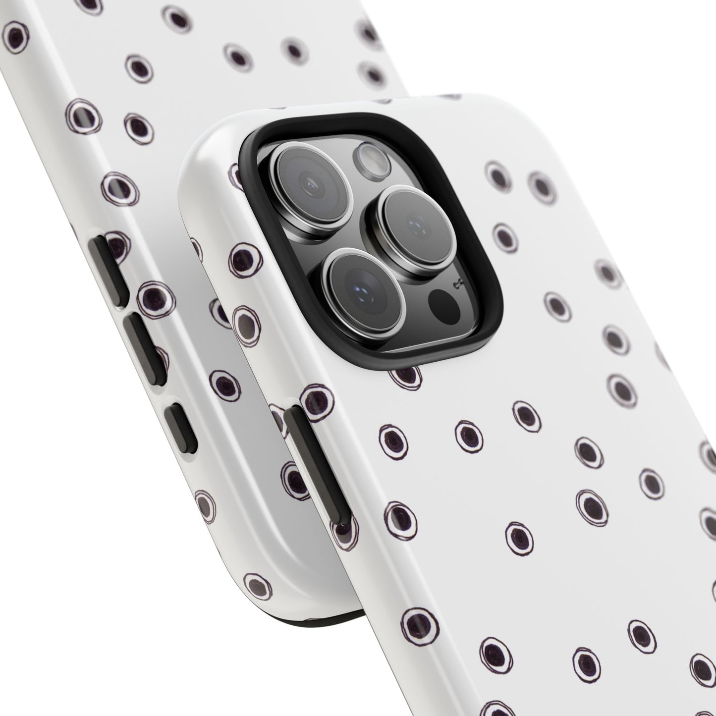 Halo Dots White Phone Case