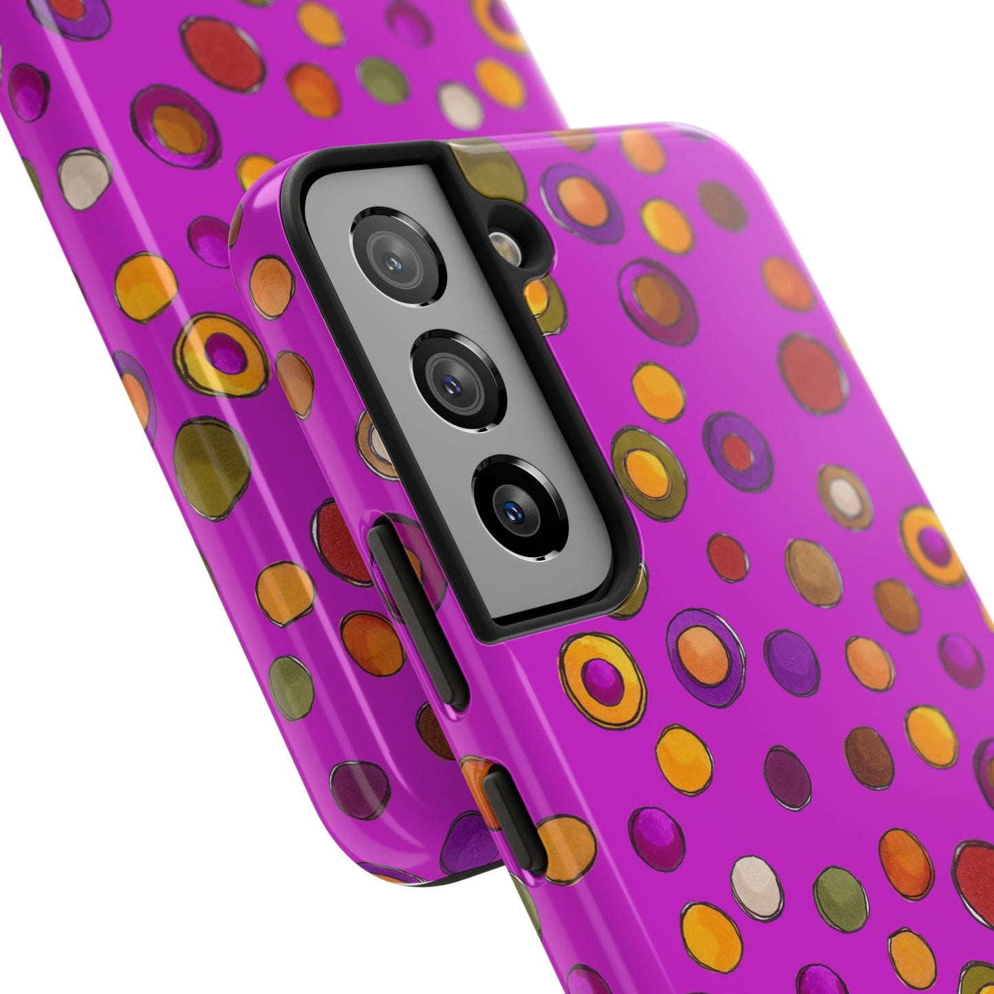 Double Dot Fuchsia Phone Case
