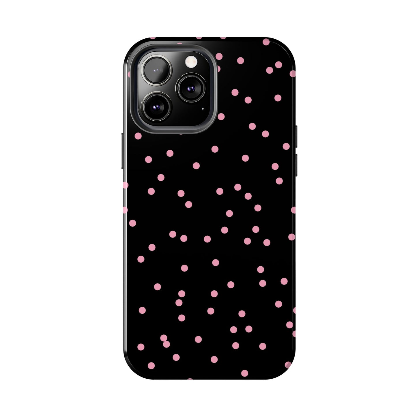 Space Dots Black / Pink Phone Case