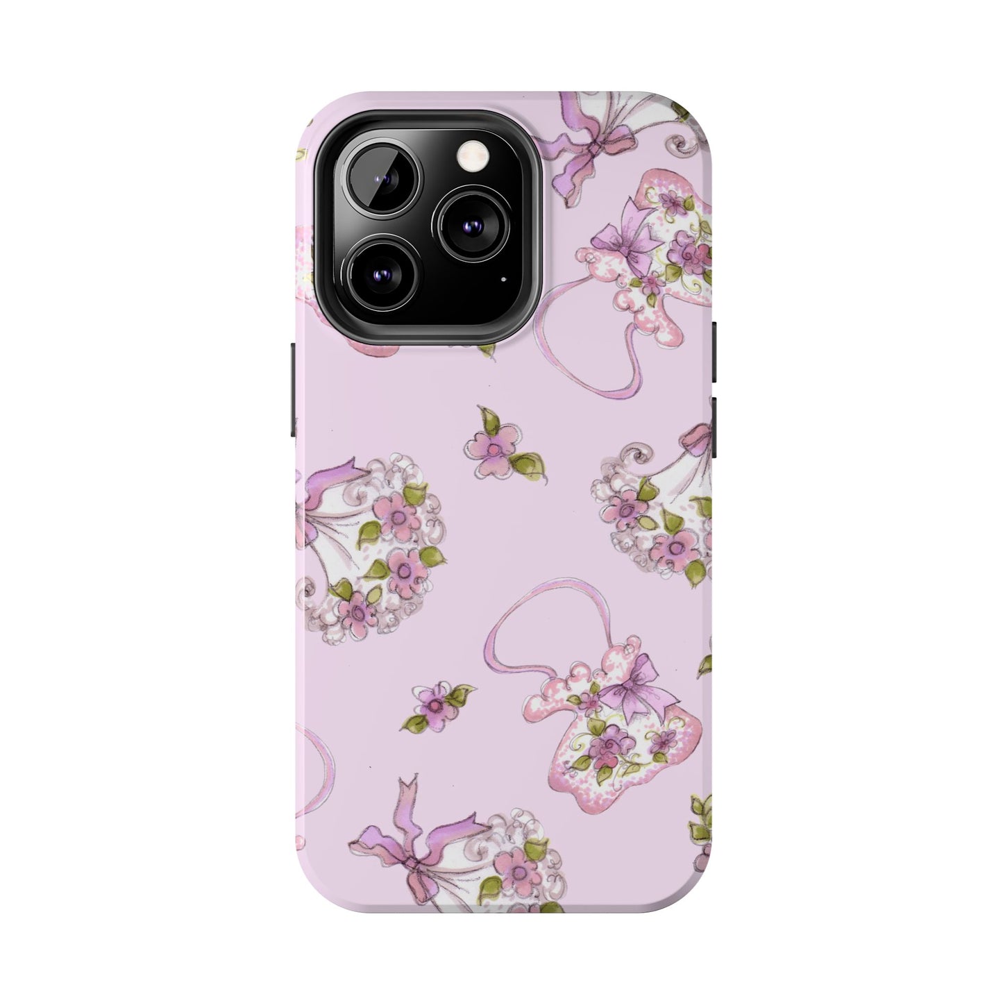 Flower Model Hand Bag Phone Case