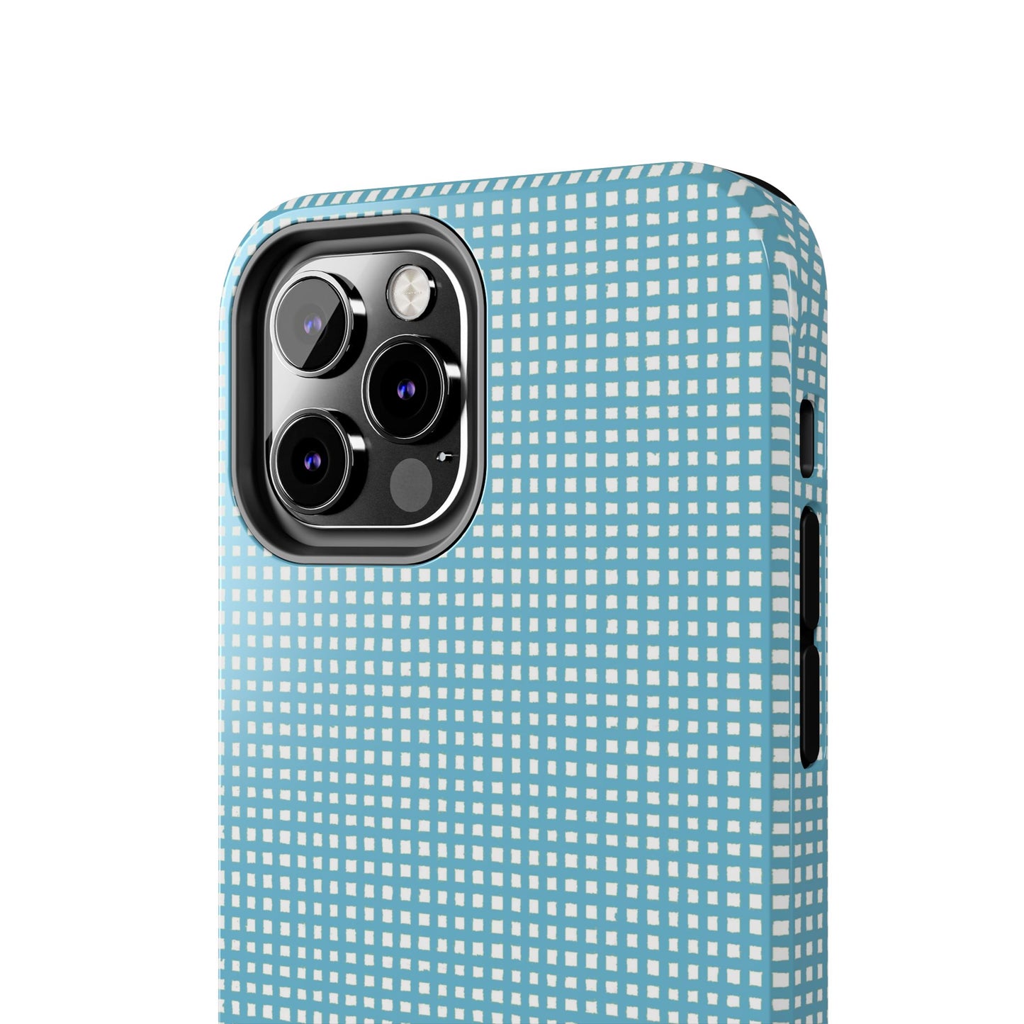 Chipper Check Turquoise Phone Case