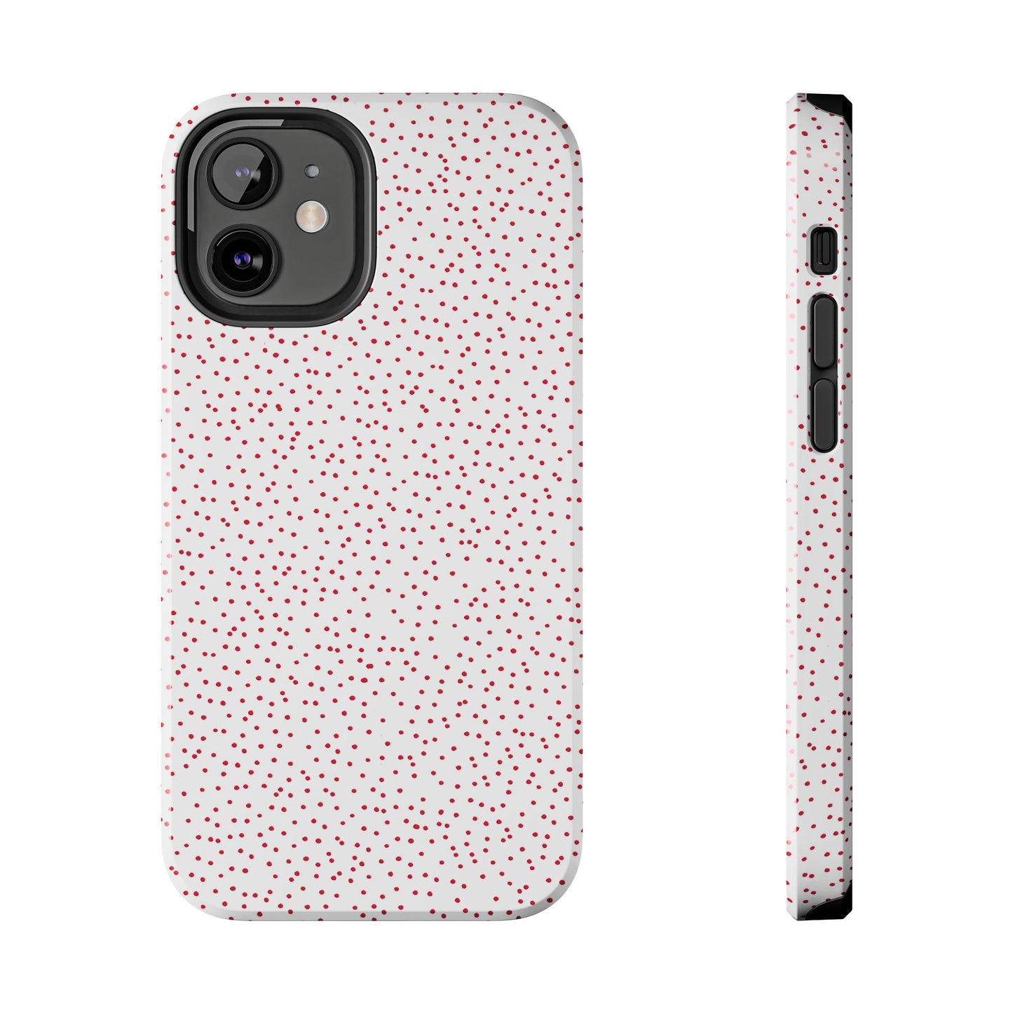 Dinky Dots White / Red Phone Case