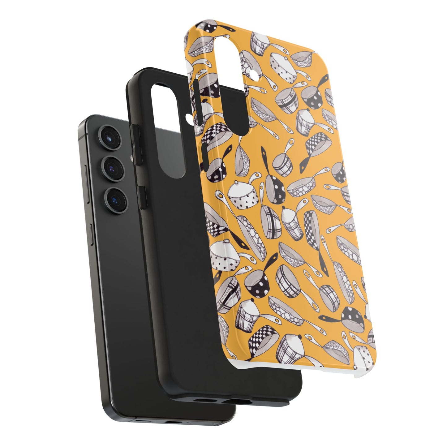 Pots & Pans Flyin' Yellow Phone Case