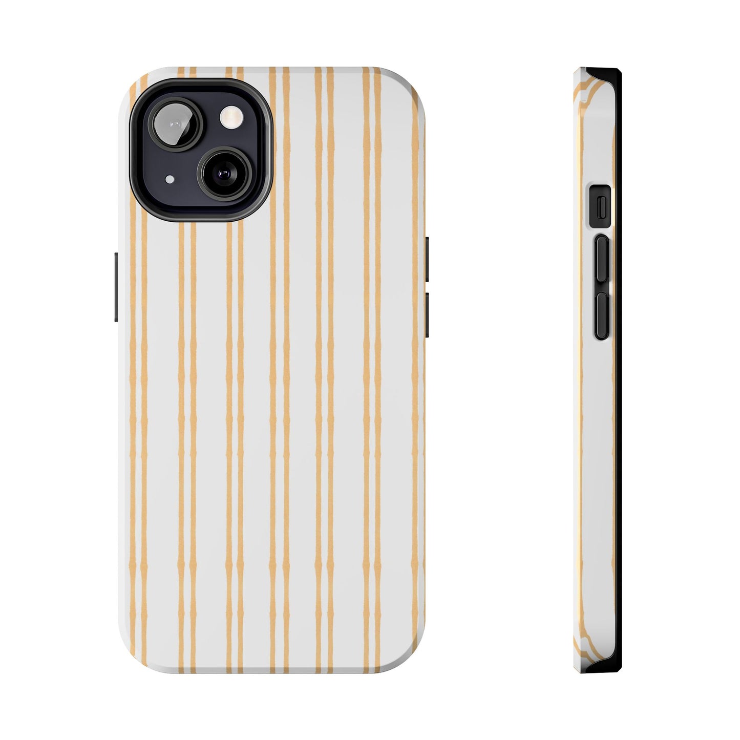 Double Stripe Yellow Phone Case