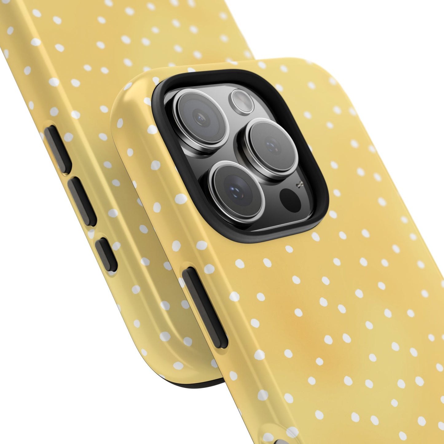 Dinky Dots Sunshine / White Phone Case