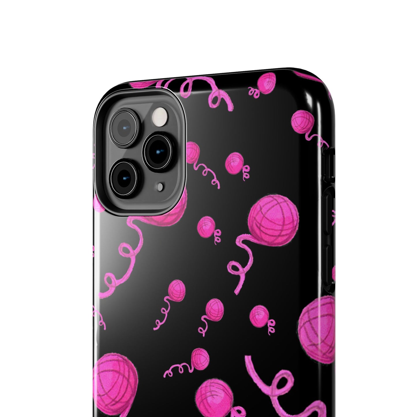 Yarniverse Black / Pink Phone Case