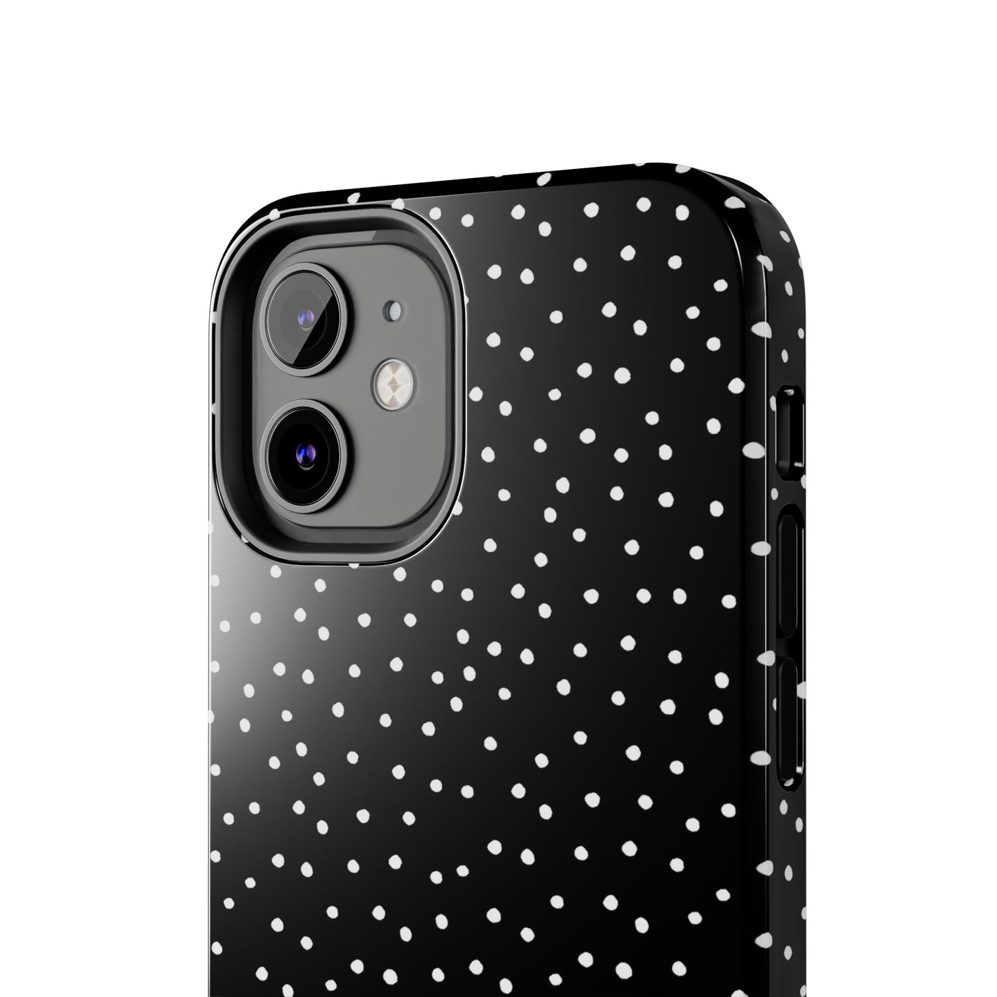 Dinky Dots Black / White Phone Case