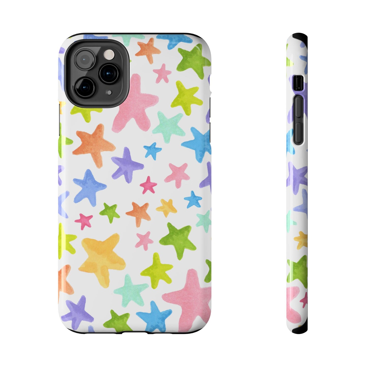 Happy Stars White Phone Case