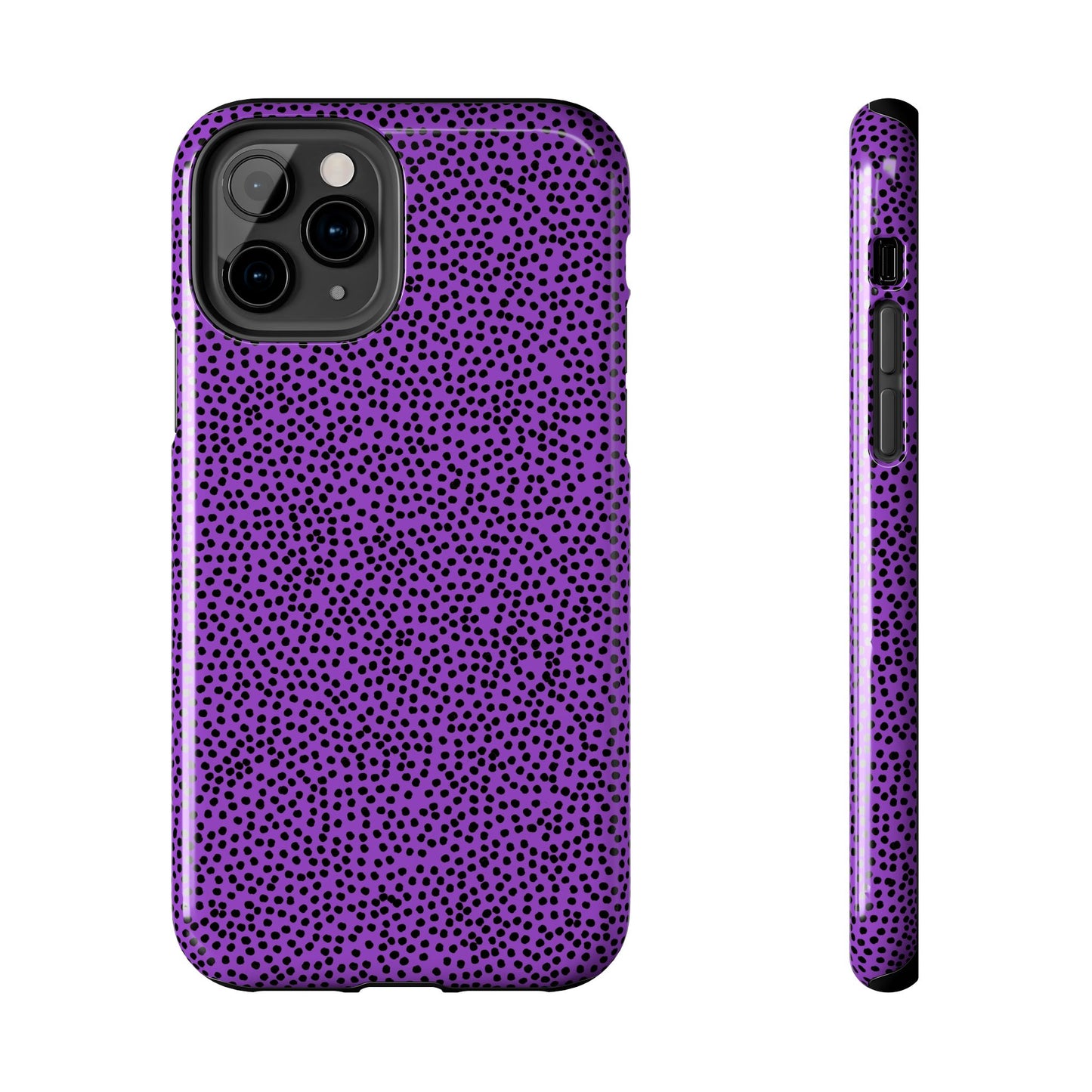 Gypsy Dots Purple / Black Phone Case