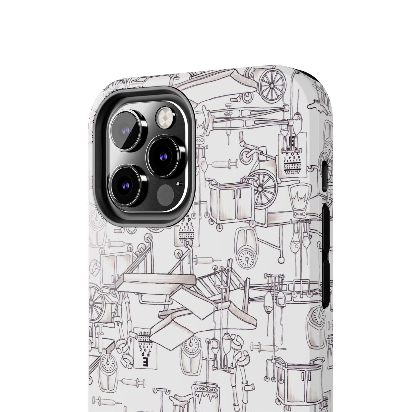 Essentials White / White Phone Case