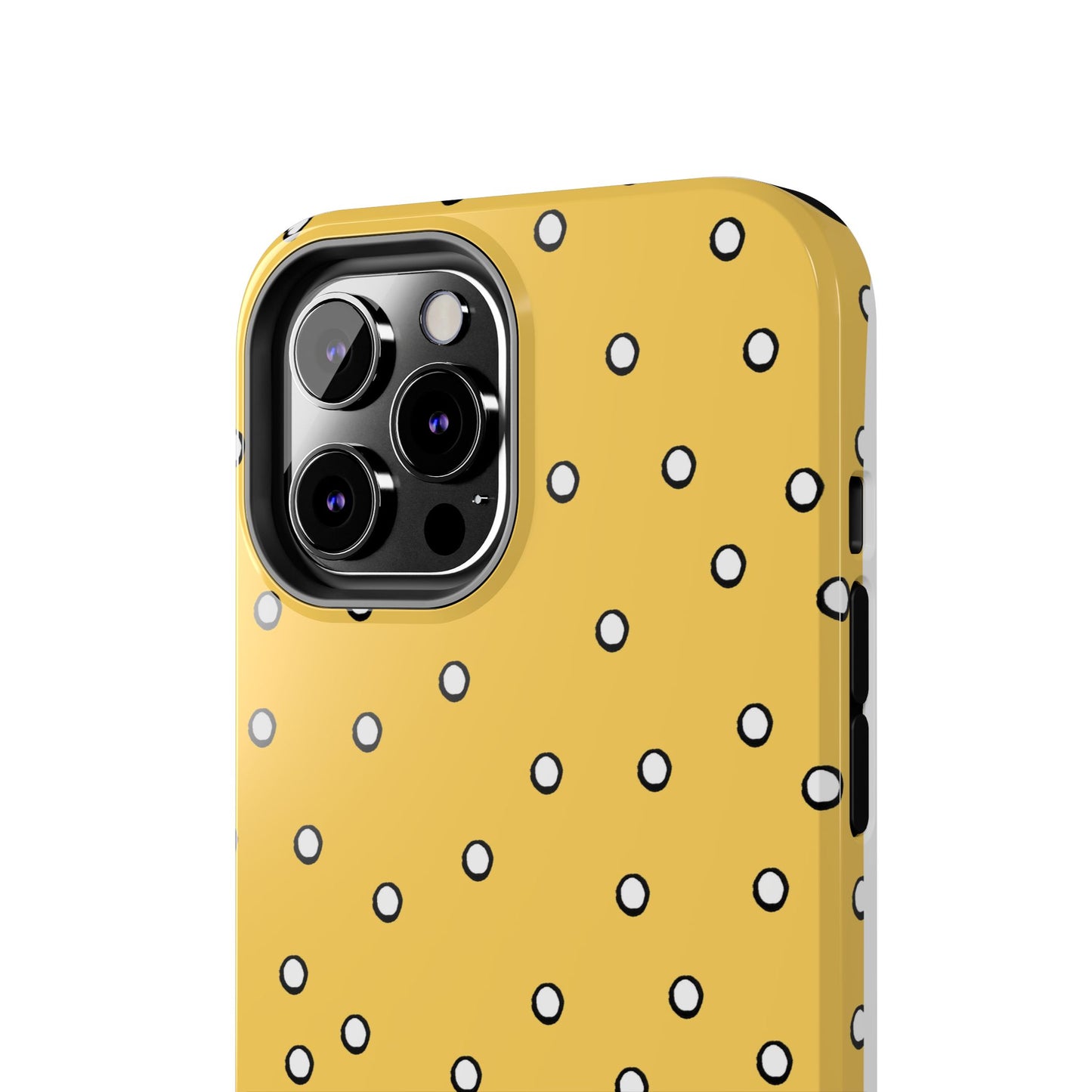 Dots Yellow / White / Black Phone Case