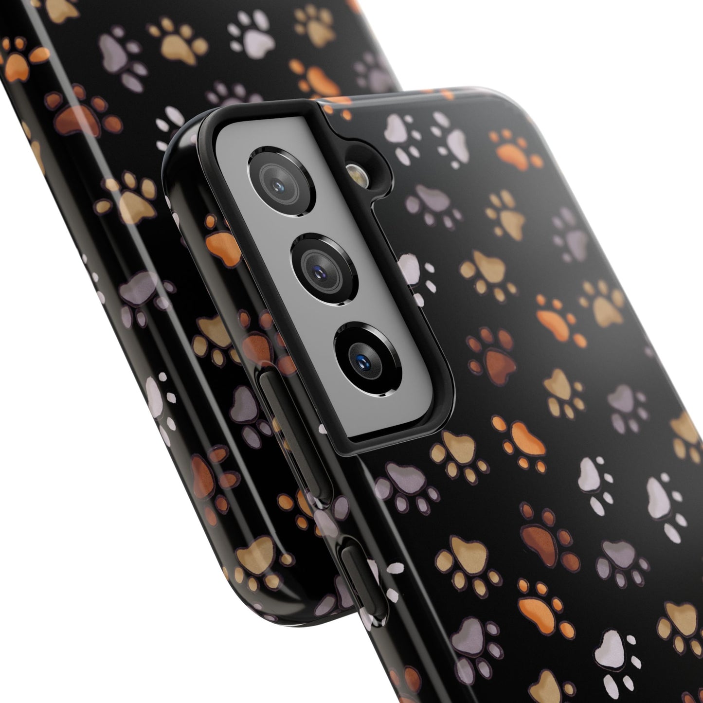 Puppy Paws Black Phone Case