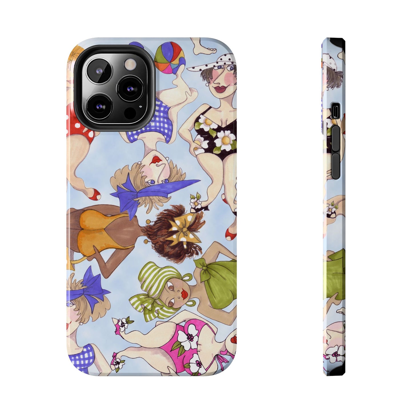 Bathing Beauties Blue Sky Phone Case