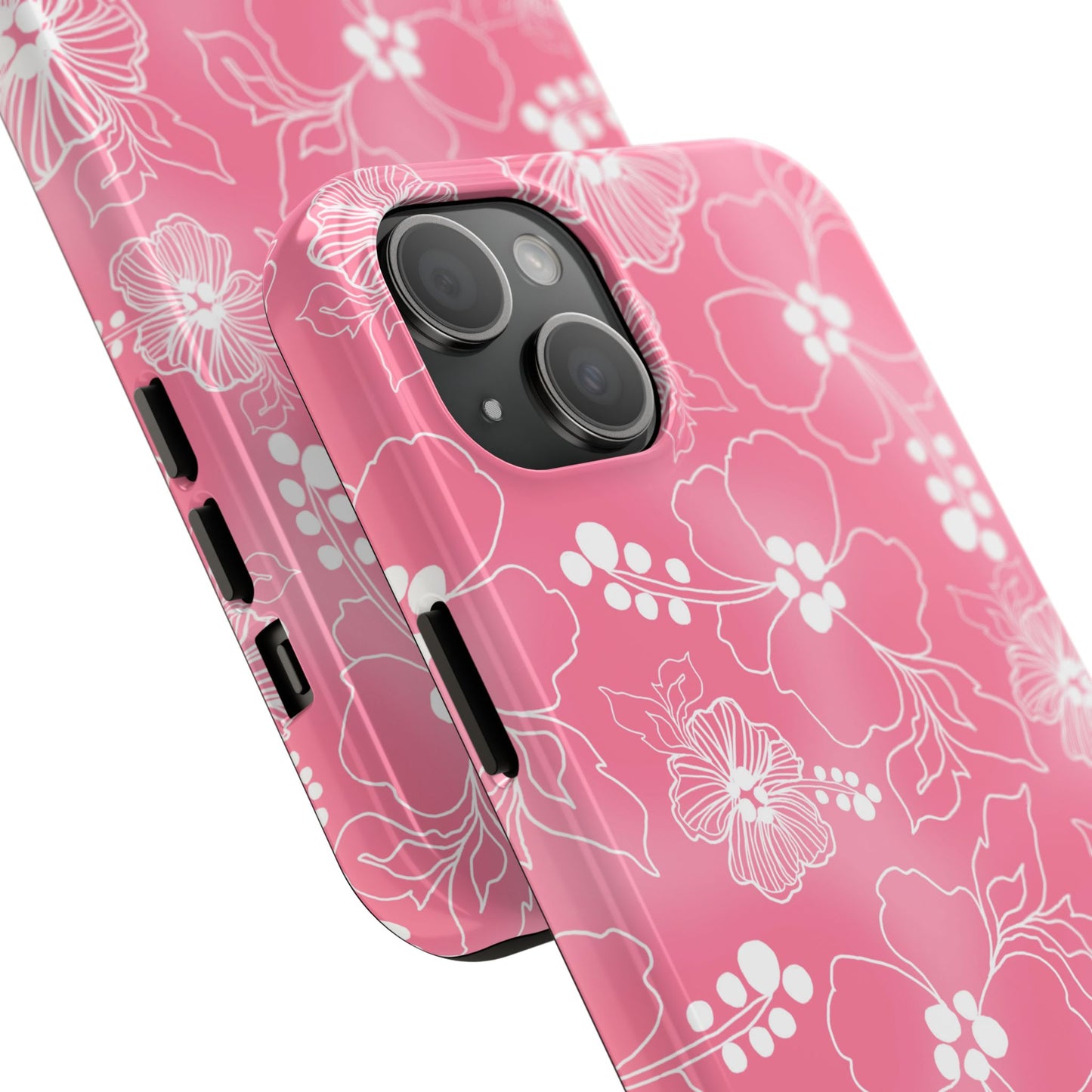 Lacey Hibiscus Pink Phone Case