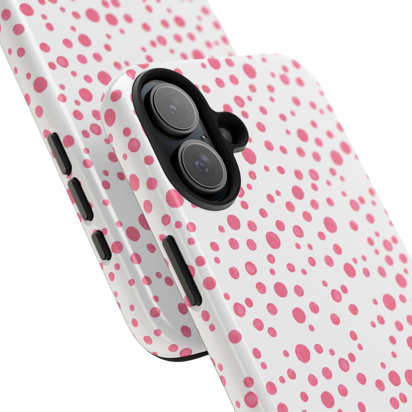 Balloon Dots White / Pink Phone Case