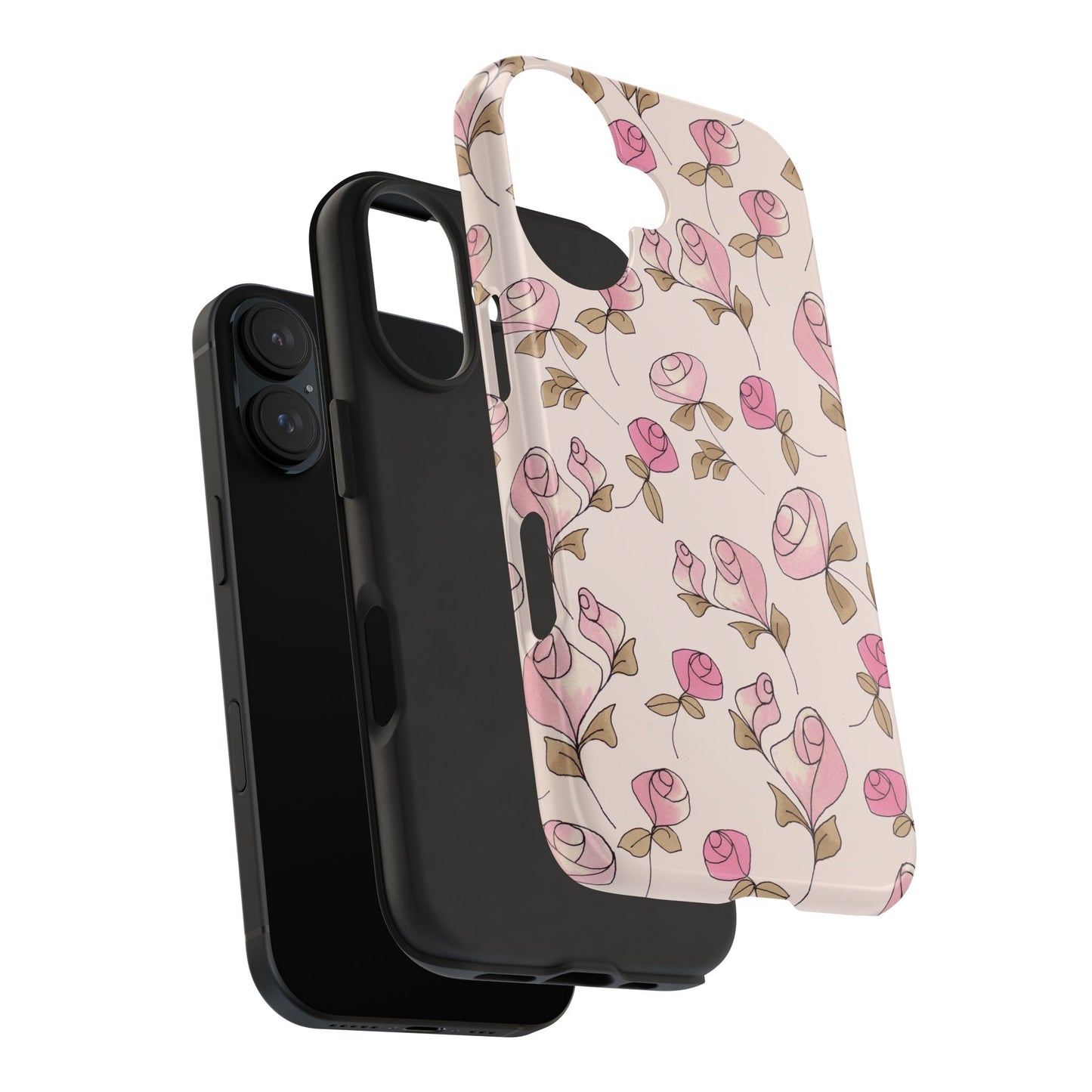 Simply Roses Vanilla Phone Case