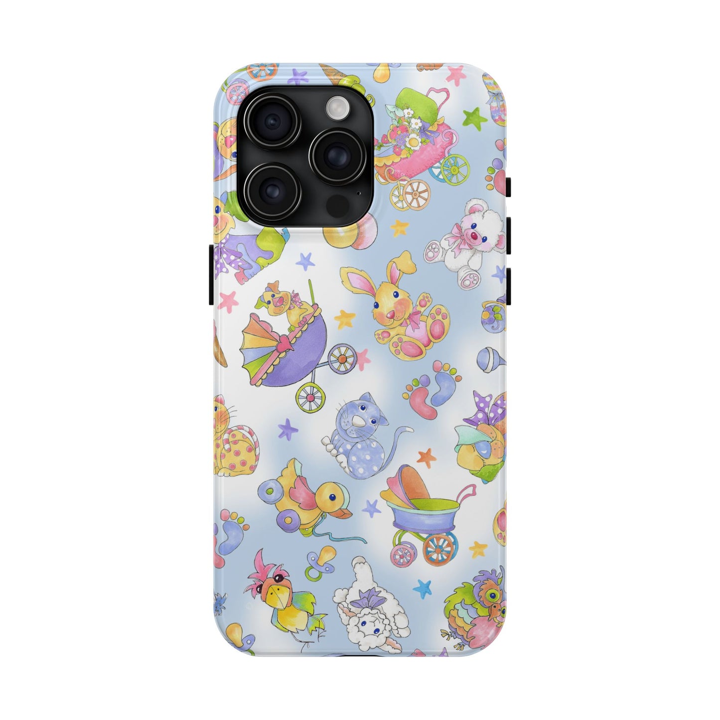 Busy Baby Blue Sky Phone Case