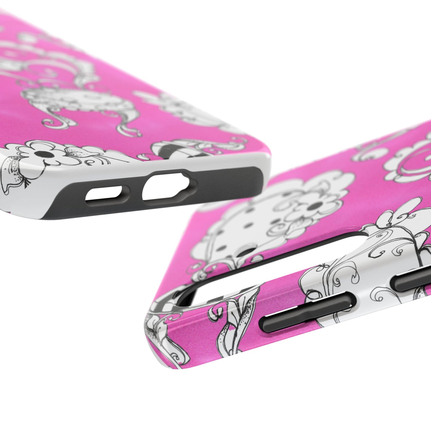 Bistro Chairs Pink Phone Case