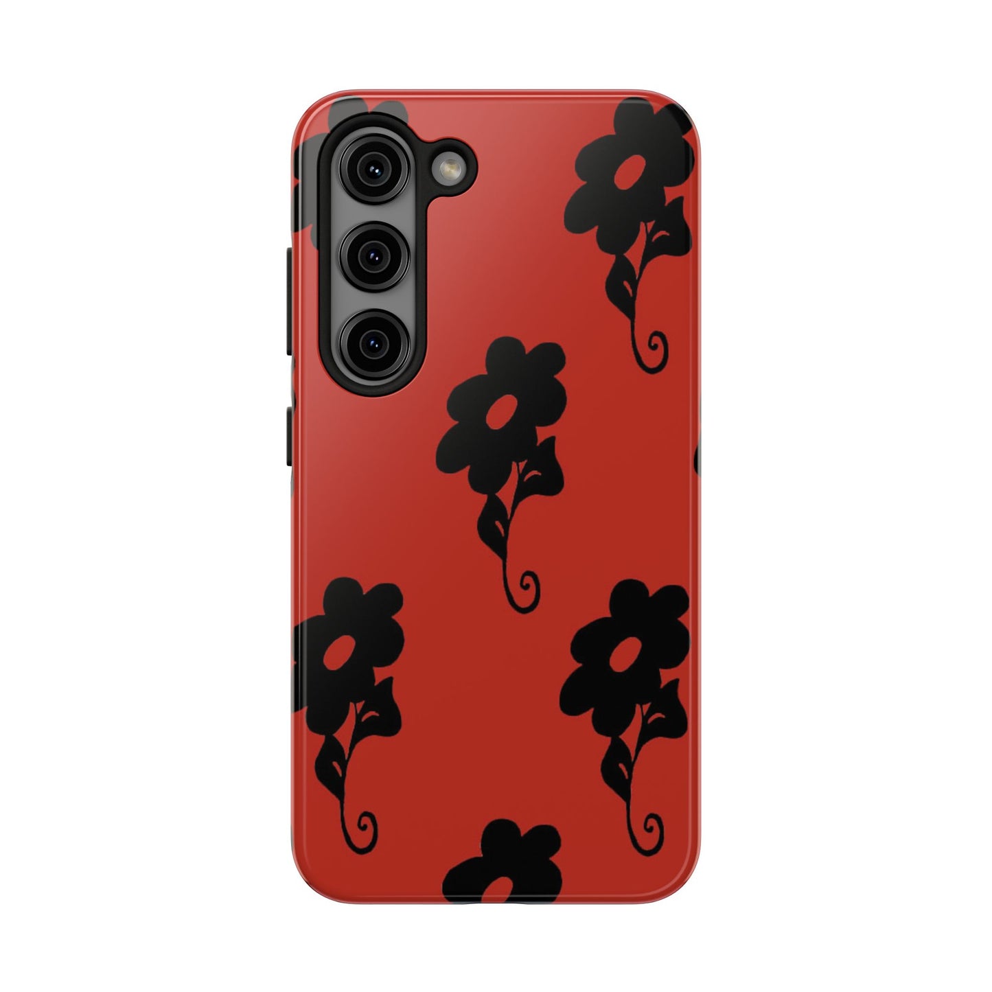 Daring Daisy Red Phone Case