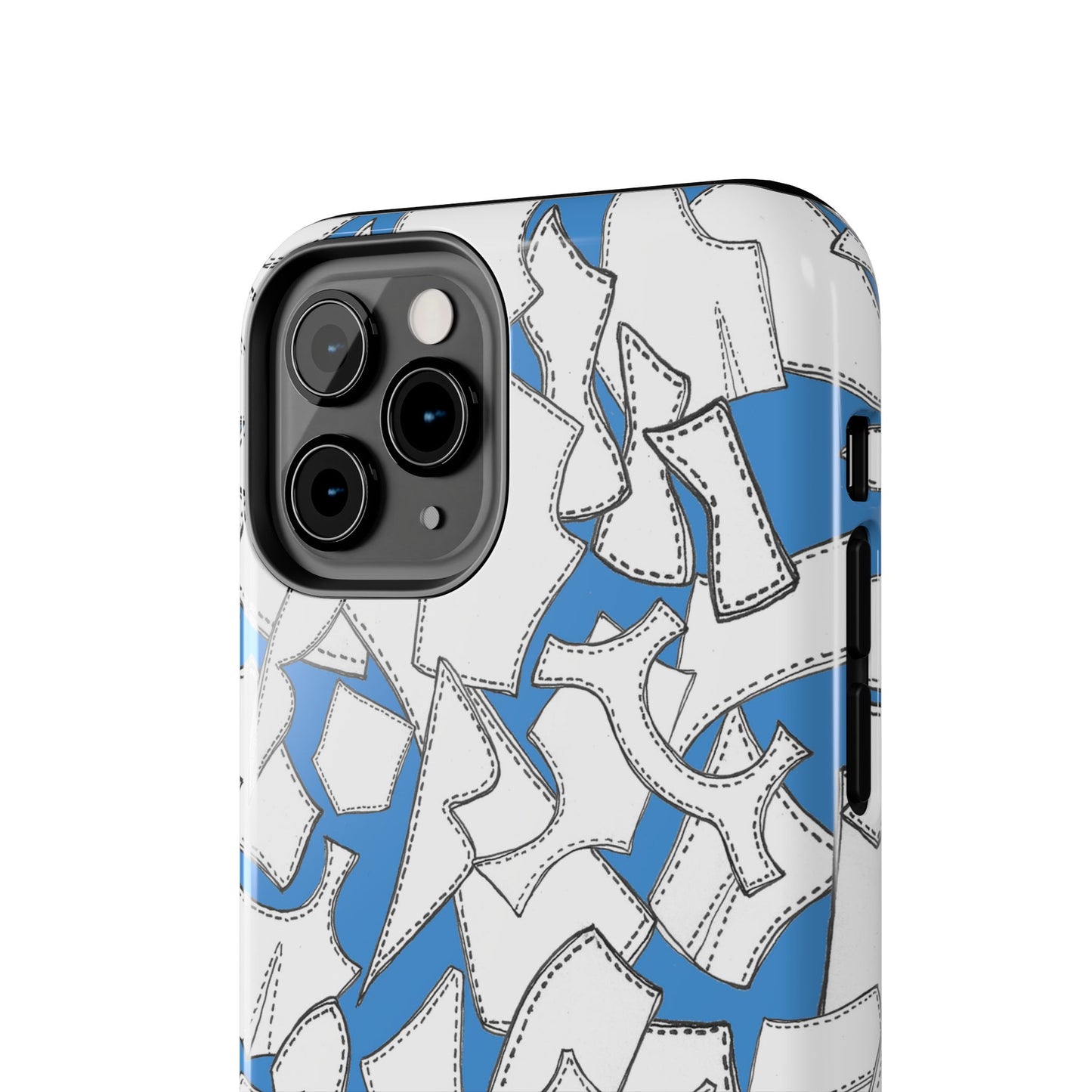 Pattern Pieces Turquoise Phone Case