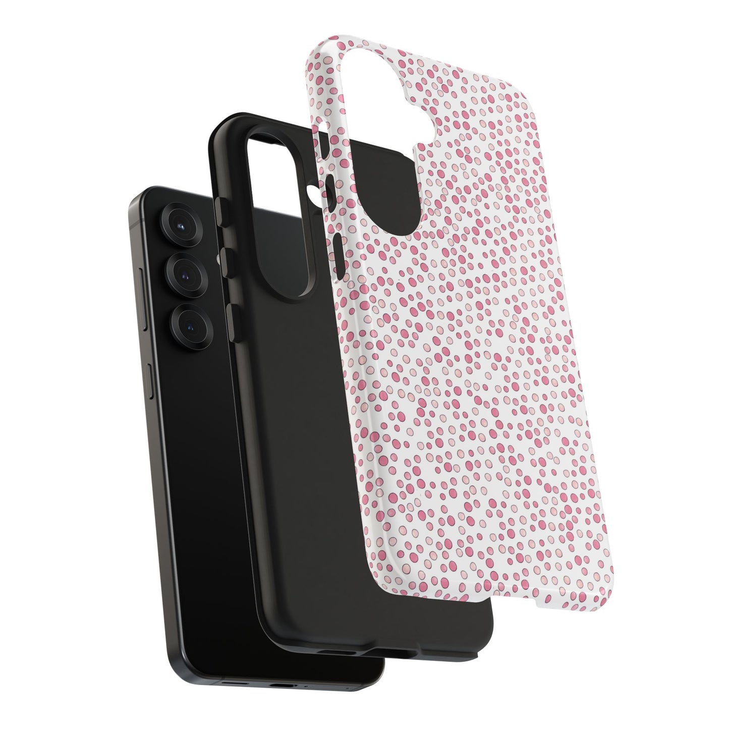 Water Spot Pink / White Phone Case